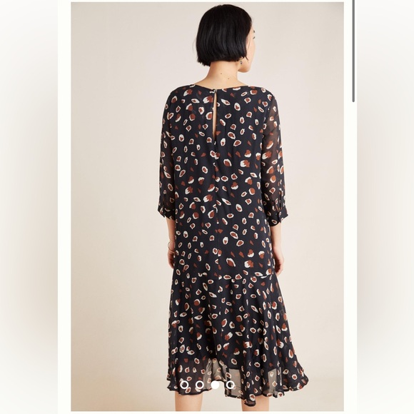 NWT Anthropologie Seen Worn Kept Anais Midi Dress size 6P - Picture 4 of 5